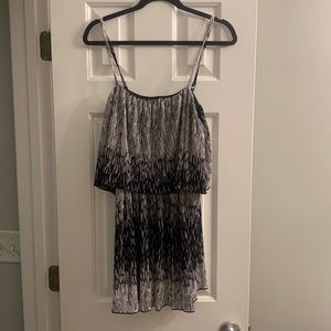 Black and white dress